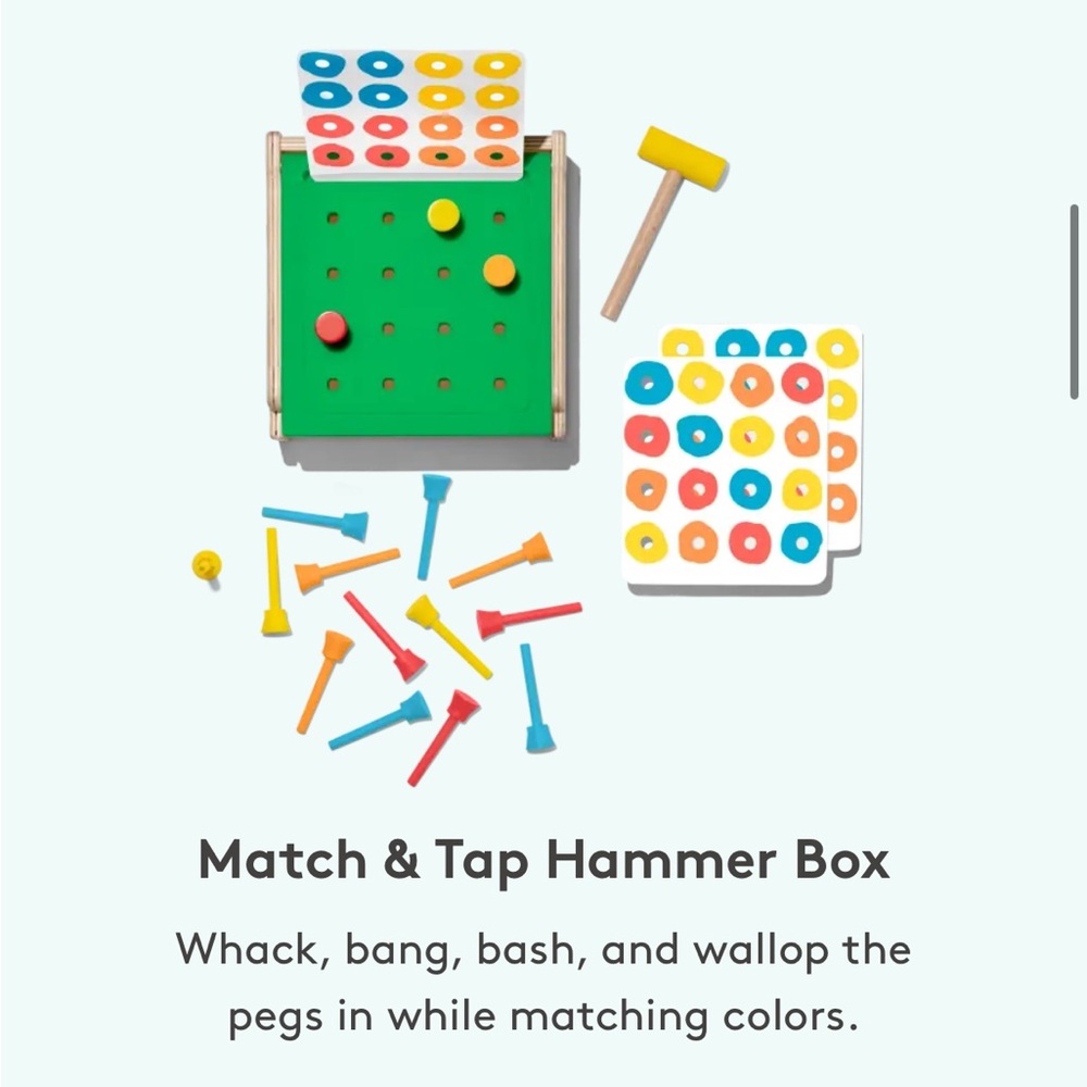 Lovevery | Match & Tap Hammer Box